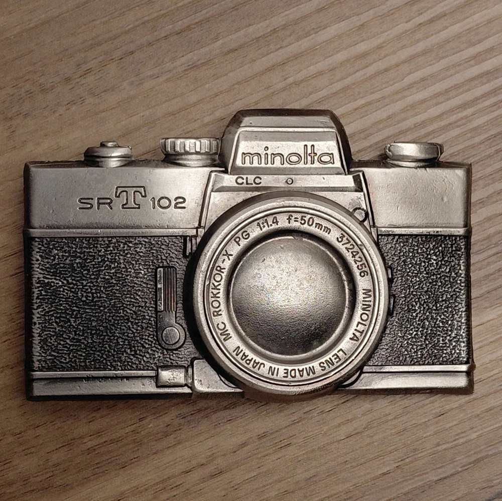 Vintage Belt Buckle Camera